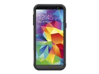 Mobilis BUMPER - Boîtier de protection coque de protection pour téléphone portable - robuste - silicone, polycarbonate - noir - pour Samsung Galaxy J6 018062