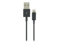 DLH - Câble Lightning - USB mâle pour Lightning mâle - 1 m - noir DY-TU1704B