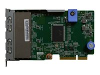Lenovo ThinkSystem - Adaptateur réseau - LAN-on-motherboard (LOM) - Gigabit Ethernet x 4 - pour ThinkAgile VX Certified Node 7Y94, 7Z12; ThinkAgile VX7820 Appliance 7ZT7A00545
