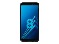 Mobilis T-Series - Coque de protection pour téléphone portable - noir - pour Samsung Galaxy A8 (2018) 010140