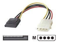 Uniformatic - Câble d'alimentation - alimentation interne 4 plots (M) pour alimentation SATA (M) 52550
