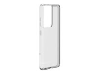 BIGBEN Connected - Coque de protection pour téléphone portable - polyuréthane thermoplastique souple (TPU) - transparent - pour Samsung Galaxy S21 Ultra 5G SILITRANSGS21U