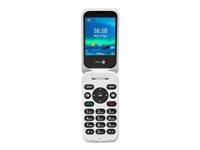 DORO 6820 - 4G téléphone de service - microSD slot - 320 x 240 pixels - rear camera 2 MP - noir, blanc 8197