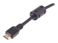 Uniformatic - Câble HDMI avec Ethernet - HDMI mâle pour HDMI mâle - 10 m - noir - support 4K 12435