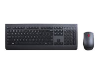 Lenovo Professional - Ensemble clavier et souris - sans fil - 2.4 GHz - US avec le symbole de l'euro 4X30H56829