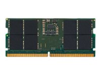 Kingston - DDR5 - module - 16 Go - SO DIMM 262 broches - 4800 MHz / PC5-38400 - CL40 - 1.1 V - mémoire sans tampon - non ECC - pour Dell Inspiron 14, 16; Precision 34XX, 7770; Vostro 7620; Lenovo ThinkPad P15v Gen 3 KCP548SS8-16