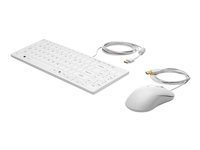 HP - Healthcare - ensemble clavier et souris - USB - Français - pour HP Z1 G8; EliteDesk 80X G6, 80X G8; EliteOne 800 G8; Portable Pro; ProDesk 40X G6 1VD81AA#ABF