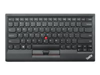 Lenovo ThinkPad Compact Bluetooth - Clavier - avec Trackpoint - sans fil - Bluetooth 3.0 - Allemand - commutateur : commutateurs à clé à ciseaux - noir 4Y40U90589