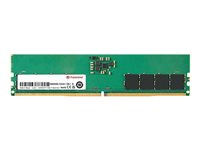 Transcend JetRAM - DDR5 - module - 32 Go - DIMM 288 broches - 4800 MHz / PC5-38400 - CL40 - 1.1 V - mémoire sans tampon - on-die ECC JM4800ALE-32G