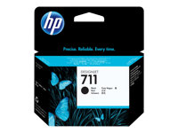 HP 711 - 80 ml - noir - original - cartouche d'encre - pour DesignJet T100, T120, T120 ePrinter, T125, T130, T520, T520 ePrinter, T525, T530 CZ133A