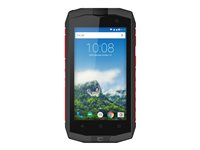 CrossCall Trekker M1 Core - 4G smartphone - double SIM - RAM 2 Go / Mémoire interne 16 Go - microSD slot - Écran LCD - 4.5" - 854 x 480 pixels - rear camera 8 MP - front camera 2 MP reconditionné - anthracite/rouge 2201031811734