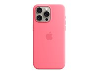 Apple - Coque de protection pour téléphone portable - compatibilité avec MagSafe - silicone - rose - pour iPhone 15 Pro Max MWNN3ZM/A