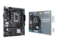 ASUS PRIME H610M-D D4 - Carte-mère - micro ATX - Socket LGA1700 - H610 Chipset - USB 3.2 Gen 1 - Gigabit LAN - carte graphique embarquée (unité centrale requise) - audio HD (8 canaux) 90MB1A00-M0EAY0