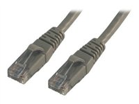 MCL - Cordon de raccordement - RJ-45 (M) pour RJ-45 (M) - 2 m - UTP - CAT 6a - gris FCC6AM-2M