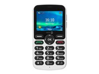DORO 5860 - 4G téléphone de service - microSD slot - 320 x 240 pixels - rear camera 2 MP - noir, blanc 8205
