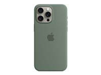 Apple - Coque de protection pour téléphone portable - compatibilité avec MagSafe - silicone - cyprès - pour iPhone 15 Pro Max MT1X3ZM/A