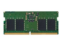 Kingston - DDR5 - module - 8 Go - SO DIMM 262 broches - 4800 MHz / PC5-38400 - CL40 - 1.1 V - mémoire sans tampon - non ECC - pour Dell Inspiron 14, 16; Precision 34XX, 7770; Lenovo IdeaPad Gaming 3 16 KCP548SS6-8