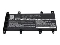 DLH - Batterie de portable (équivalent à : ASUS C21N1515, ASUS 0B200-01800100, ASUS 0B200-01800000, ASUS 0B200-01800200) - lithium-polymère - 5000 mAh - 38 Wh - pour ASUSPRO P2; ASUS K756; P756; R753; VivoBook R753; X756 AASS2943-B038Y2