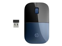 HP Z3700 - Souris - 3 boutons - sans fil - 2.4 GHz - récepteur sans fil USB - bleu - pour HP 27; ENVY 13, 17, 32, TE01; Laptop 14, 15, 17; Pavilion 14, 15; Pavilion x360 Laptop 7UH88AA#ABB