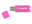 Integral Neon - Clé USB - 32 Go - USB 2.0 - rose