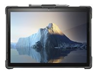 Lenovo ThinkPad - Coque de protection pour tablette - silicone, polycarbonate, polyuréthanne thermoplastique (TPU) - noir - pour ThinkPad X12 Detachable 20UV, 20UW 4X41A08251